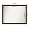 Amanti Art Non-Beveled Wood Wall Mirror, Espresso Brown Frame